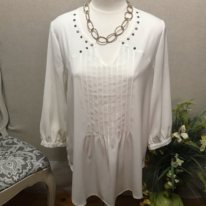 Willi‎ Smith 3/4 Sleeve Blouse M